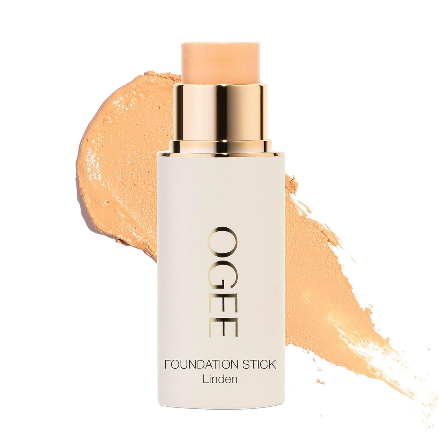 Ogee Sculpted Complexion Foundation Stick (Linden 1.25N/1.75N - Light Beige, Neutral Undertones) Full Coverage Foundation Makeup - Instantly Balance & Even Complexion - 70% Organic Ingredients