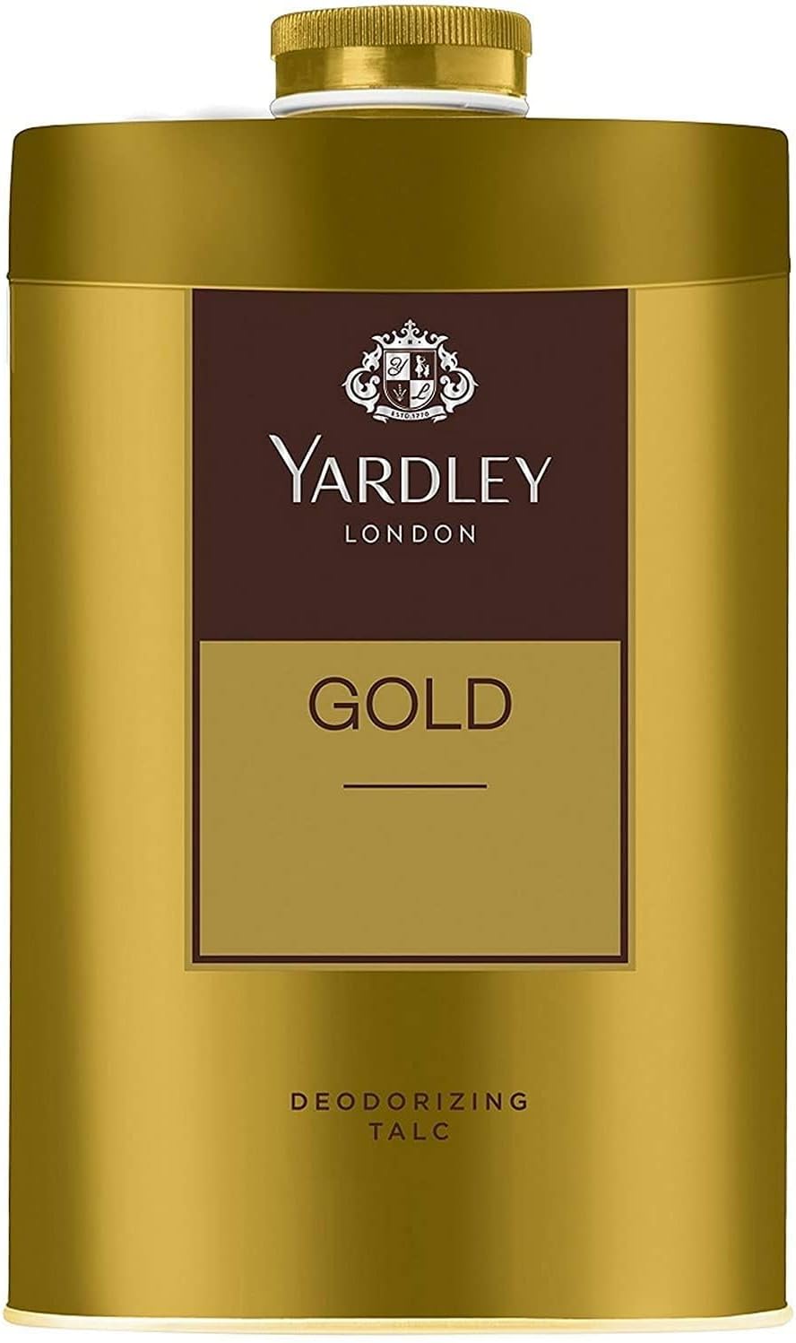 Yardley London Gold Deodorizing Talc Talcum Powder Men 100gm