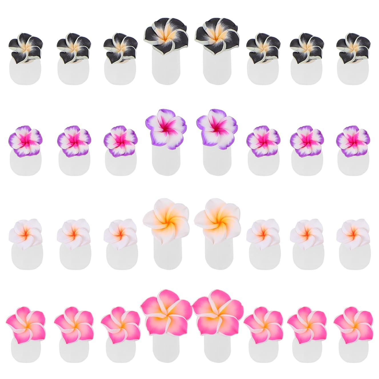 DOITOOL Silicone Toe Separators for Pedicure: 32PCS Flower Toe Separators Toe Nail Separators Toes Dividers Pedicures Nail Art Tools Toe Stretcher Pedicure Spacers for Nail Salon