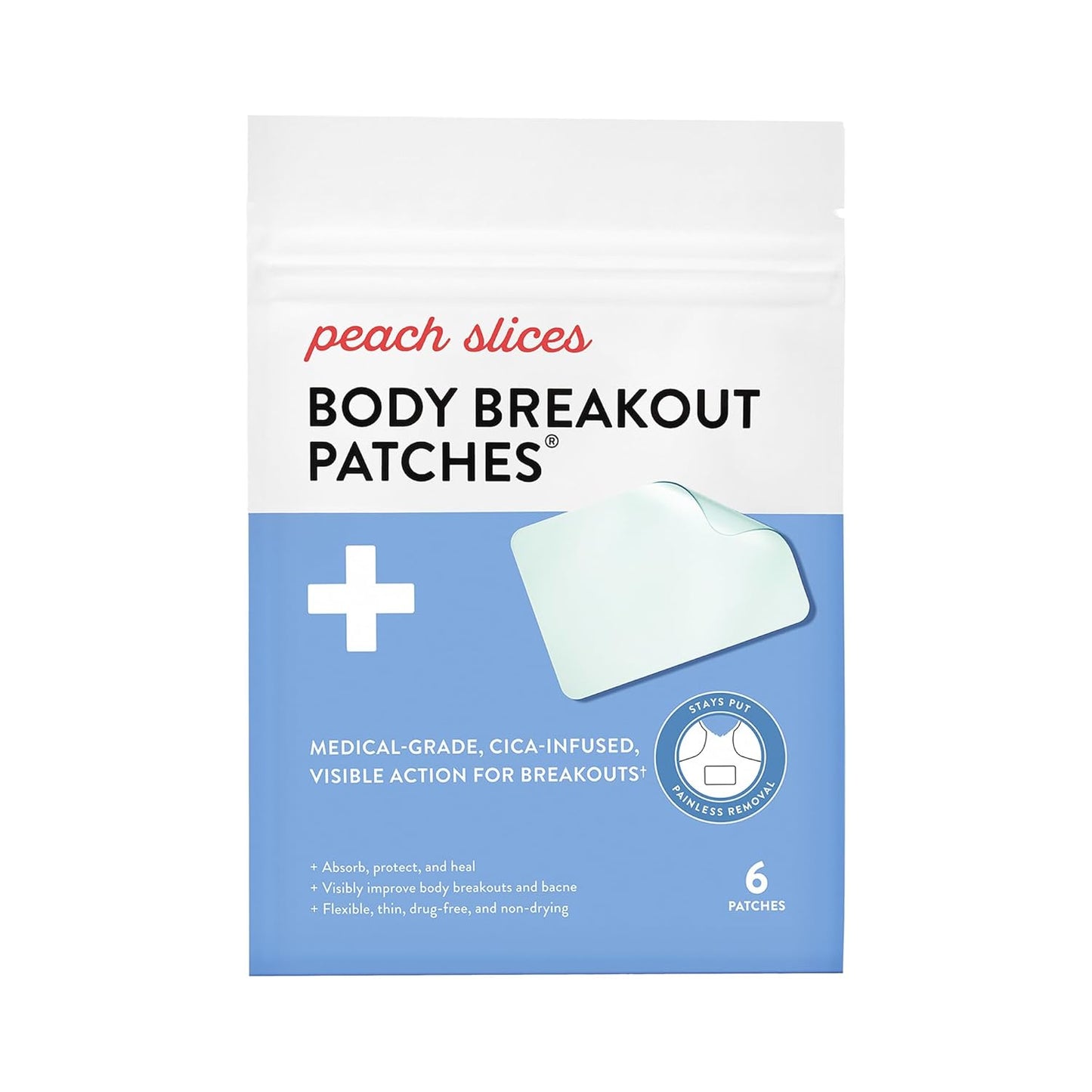 Peach Slices Body Breakout Patches