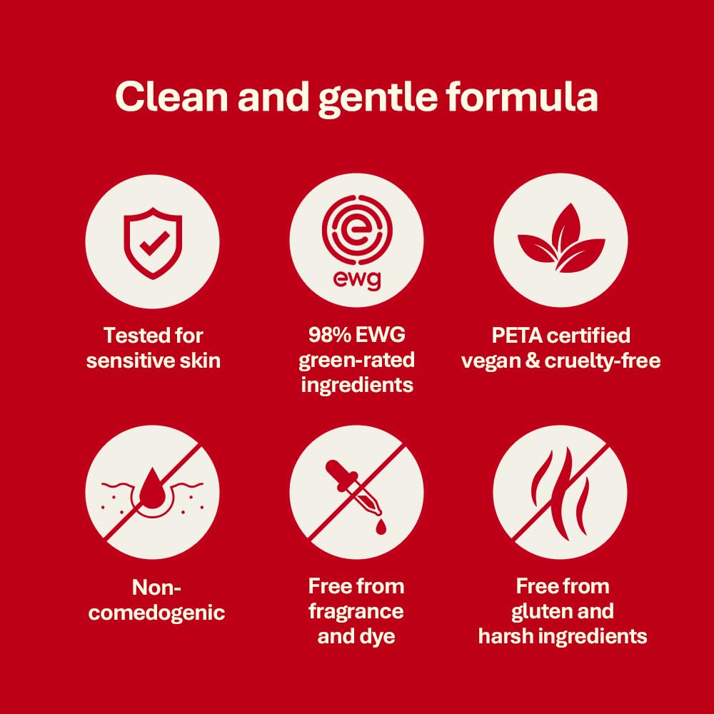 Rothea Resilience Cream, Anti-Aging with Bakuchiol 10,000ppm (Natural Retinol Alternative), Face Moisturizer, Neck Cream with Collagen, Ceramides, Peptides, Niacinamide, Korean Skin Care, 1.7 oz