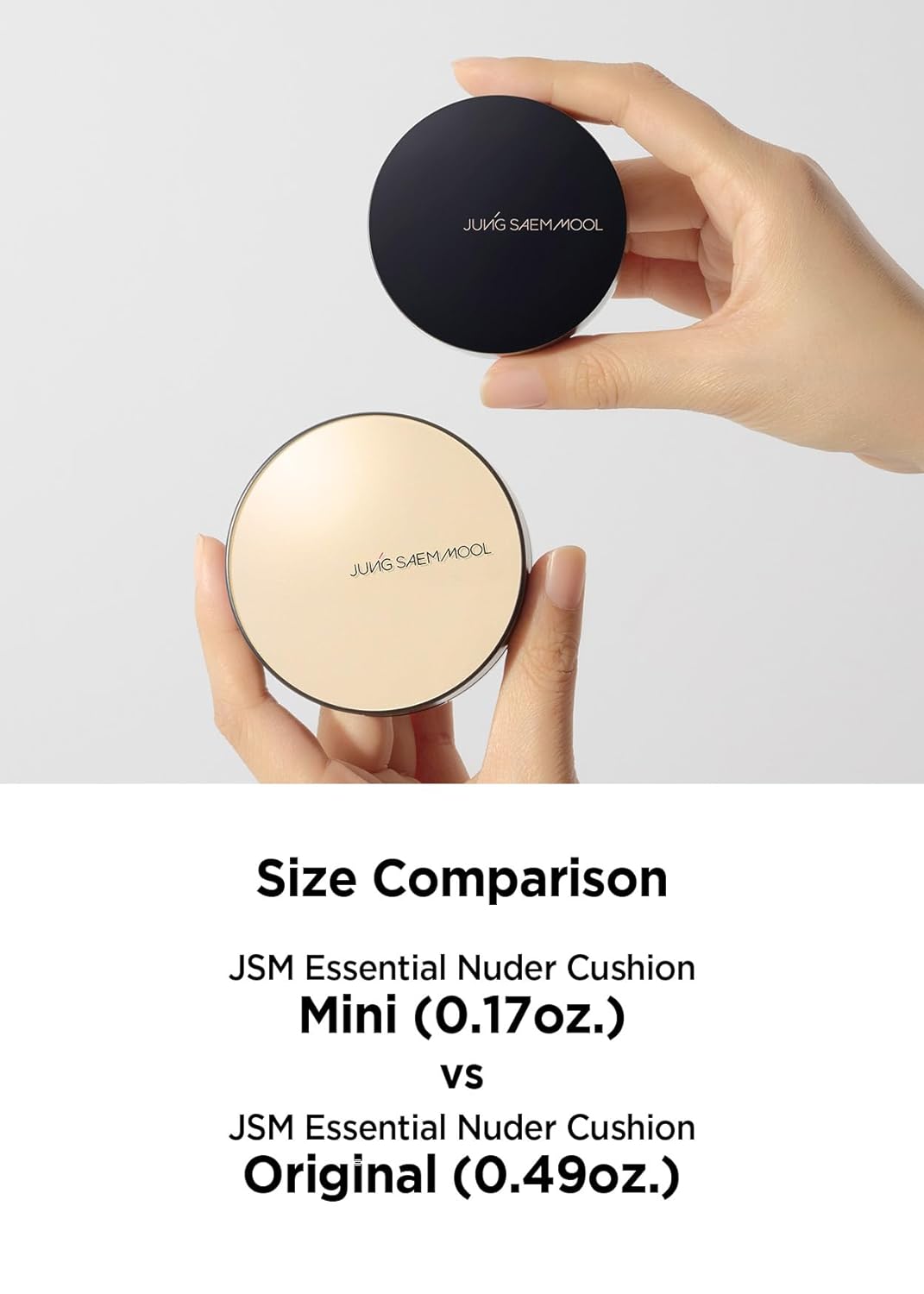 JUNG SAEM MOOL [JUNGSAEMMOOL OFFICIAL] Essential Skin Nuder Cushion Mini (Light)