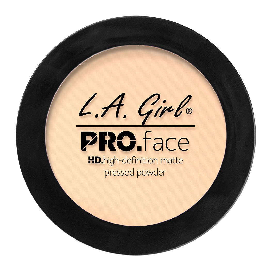 L.A. Girl Pro Face HD Matte Pressed Powder, Fair, 0.25 Ounce (Pack of 3), GPP601