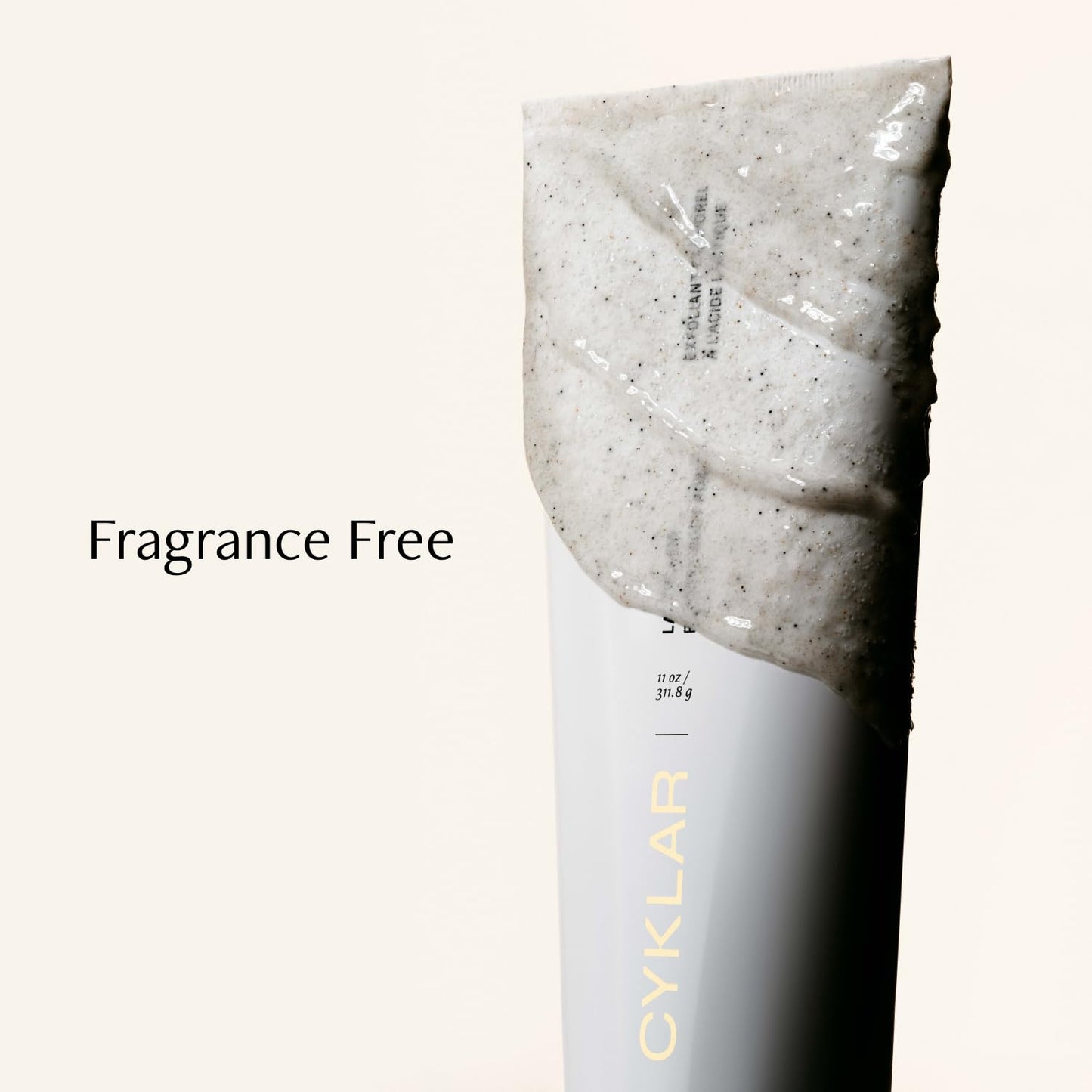 Lactic Acid Foaming Body Polish – Exfoliating Body Wash with Chemical & Physical Smoothers – Includes Glycerin Hydration, Mandelic Acid & Volcanic Pumice. Fragrance-Free, 11 fl oz