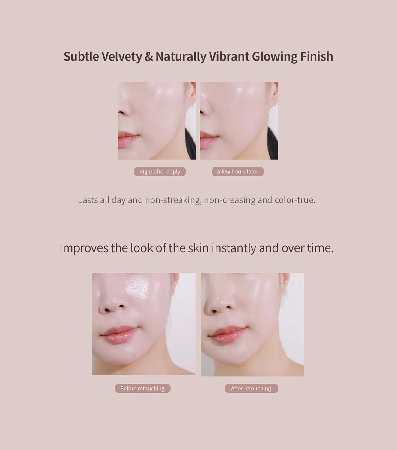 Heart Percent Dote on Mood Layer Cushion SPF 50+/PA+++ with Refill, Satin Glow Silky Flawless Finish Full Coverage Advanced Skincare Foundation (#21Y)