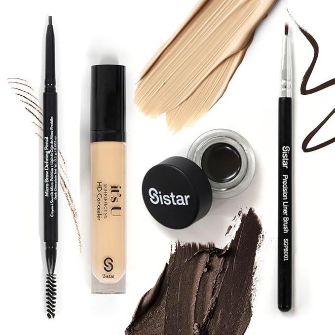 Sistar it's U Skin Perfecting HD Concealer Full Coverage Lightweight Long Lasting Correcting Liquid Contour Cover Masker Makeup 5 ml / 0.17 fl. oz (Truffle)