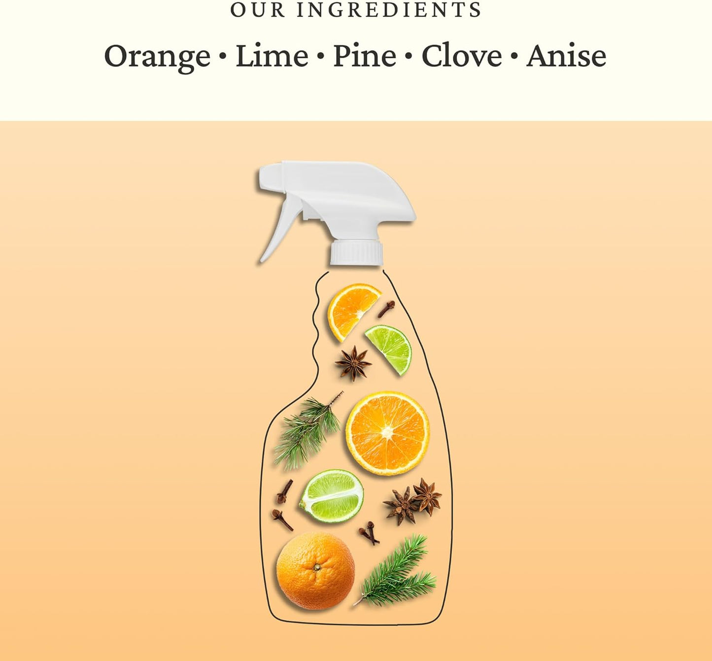 Fresh Wave Orange Scent Odor Eliminator Spray & Air Freshener, 24 fl oz. | Odor Absorber for Home, Furniture, Fabrics & Trash | Safer Odor Relief