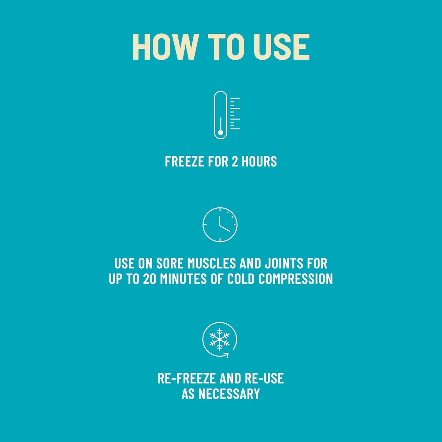 KT Health, Ice Therapy Pack, 8" x 14", Flexible and Comfortable Cooling