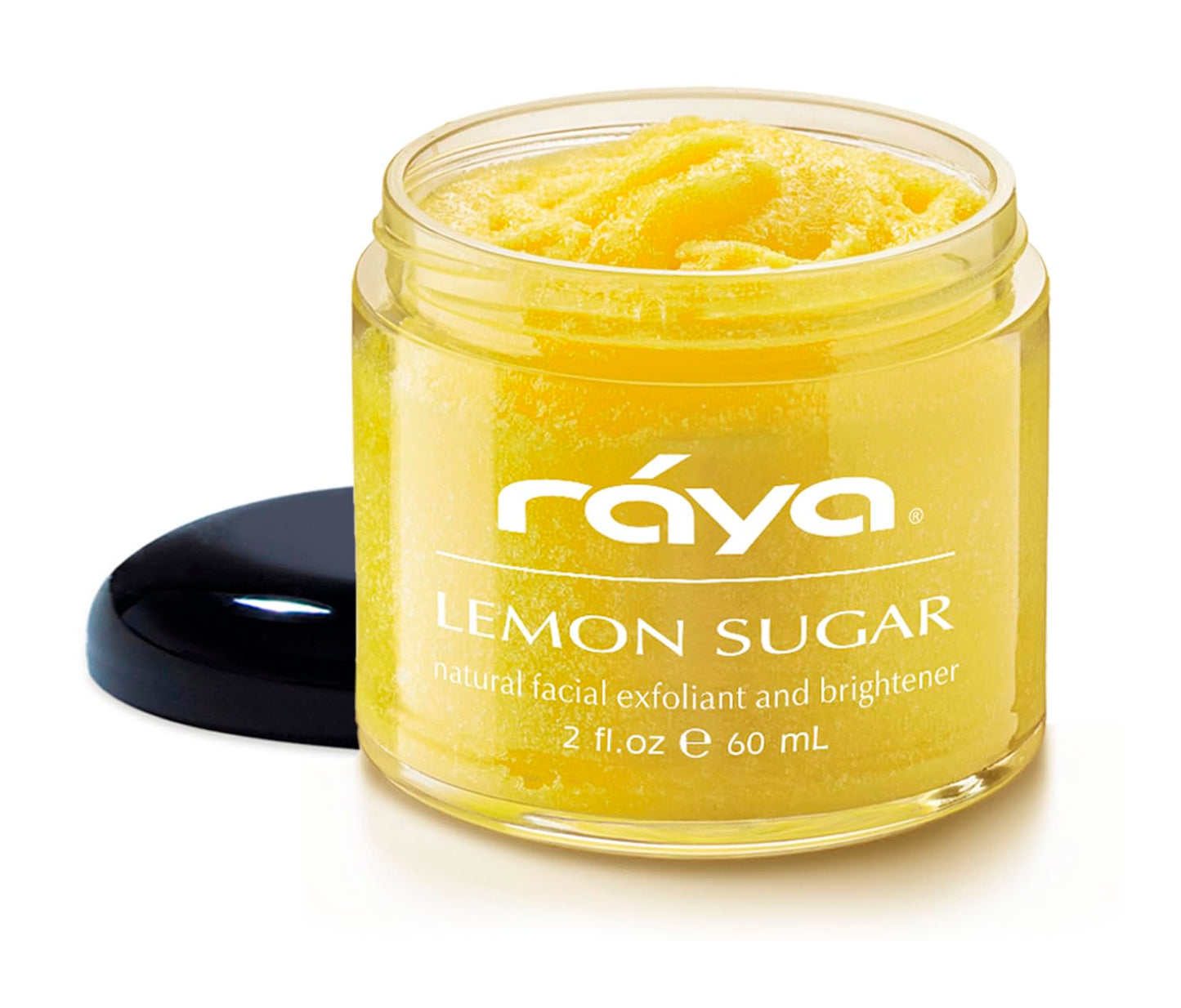 RAYA Lemon Sugar Facial Scrub (157) | Organic and Natural Exfoliating Scrub for Dry Skin | Brightens and Smooths Complexion