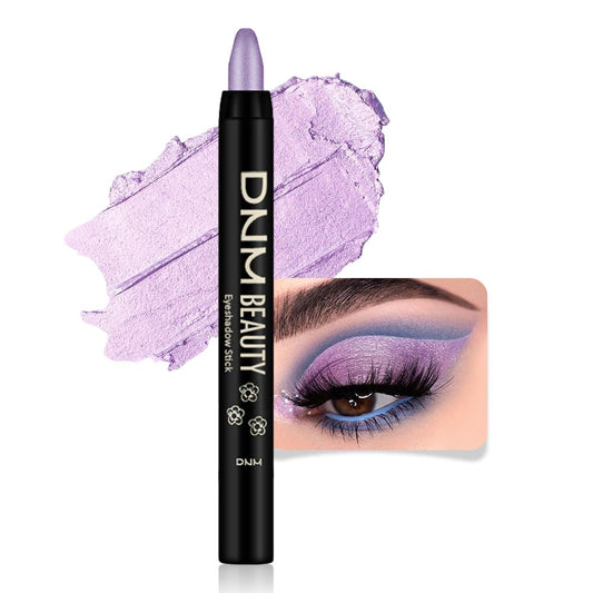 evpct Light Purple Shimmer Cream Eye Shadow Brightener Sticks Set for Eyes, Light Purple Shimmery Matte Pencil Eye shadow Applicator Stick Pen Palette Makeup Waterproof sombras en crema para ojos 08#