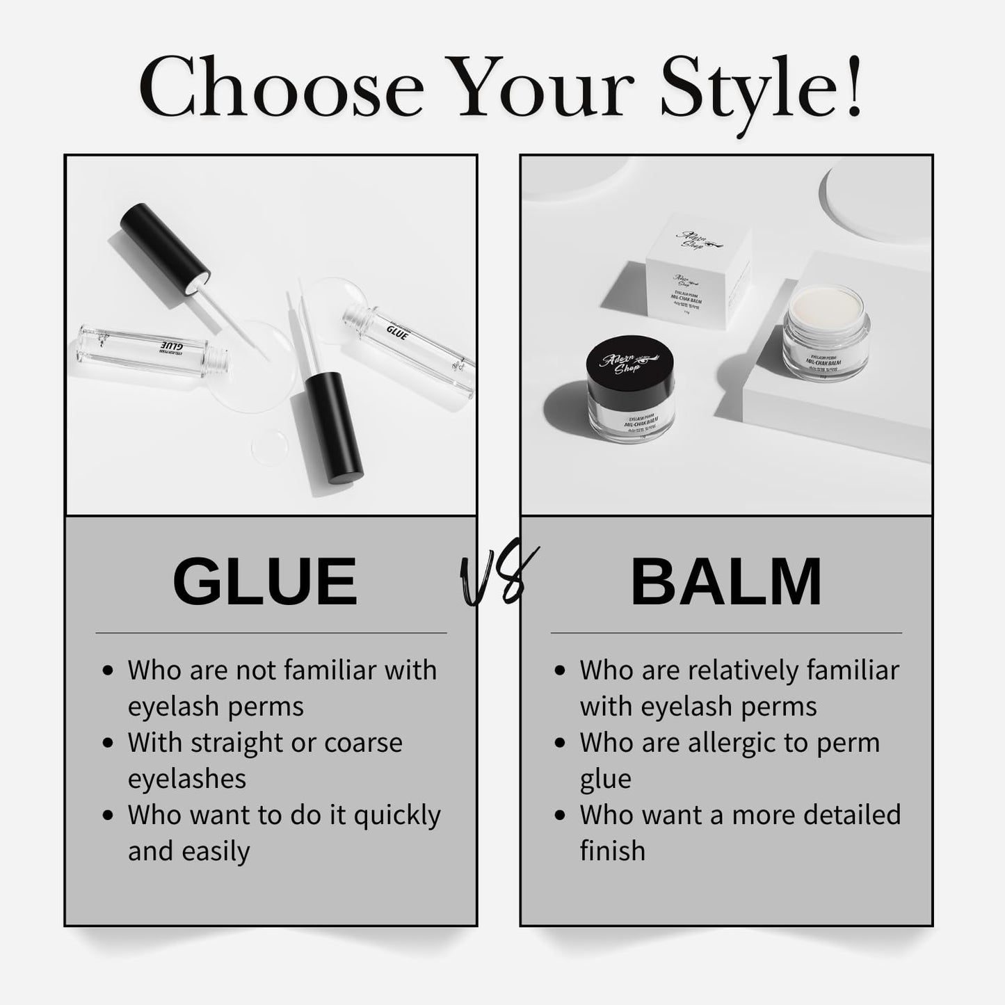 Korean Lash Lift Kit - 10 Sets No Curler Lash Perm Kit for Beginner & Salon Quality at Home - DIY Optimized for Self-Use&Professional Lifting Long-Lasting Eyelash Perm Kit for All Lash Types(Balm kit)