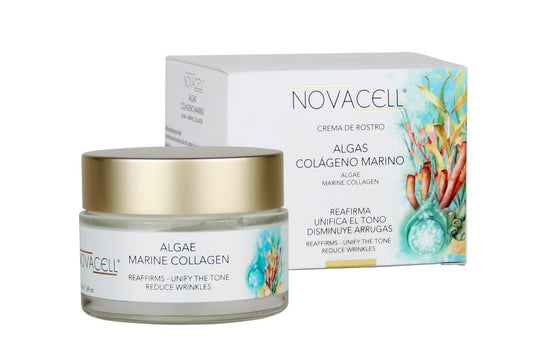 Algae Face Mositurizer Cream with Marine Collagen - Improves Firmness and Hydrates the Skin, Deep Moisture & Unifies the Skin Tone - 50 ml