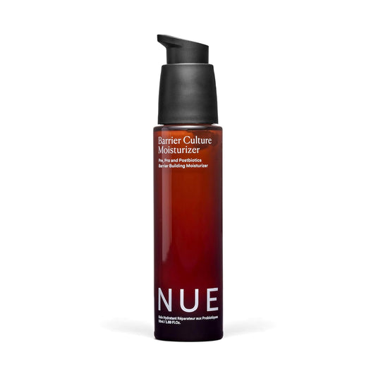 The Nue Co. BARRIER CULTURE MOISTURIZER, Hydrates Skin, pre- and probiotic with Ceramides, Peptides, Niacinamide and Squalane, For All Skin Types, Vegan, Gluten Free, 1.69 fl oz