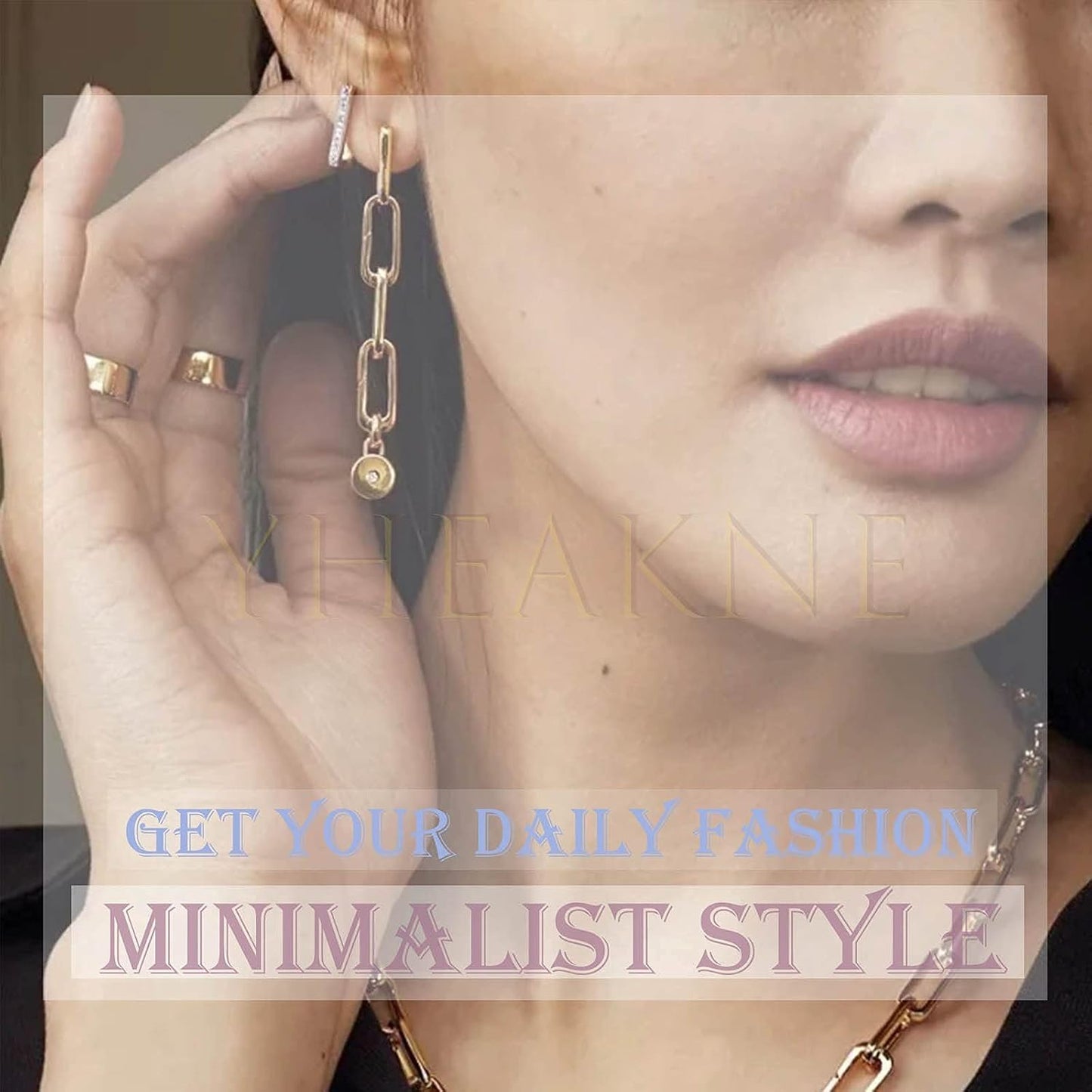 Boho Bar Threader Earrings Silver Line Earrings String Drop Dangle Earrings Pull Through Long Chain Earrings Jewelry for Women and Girls