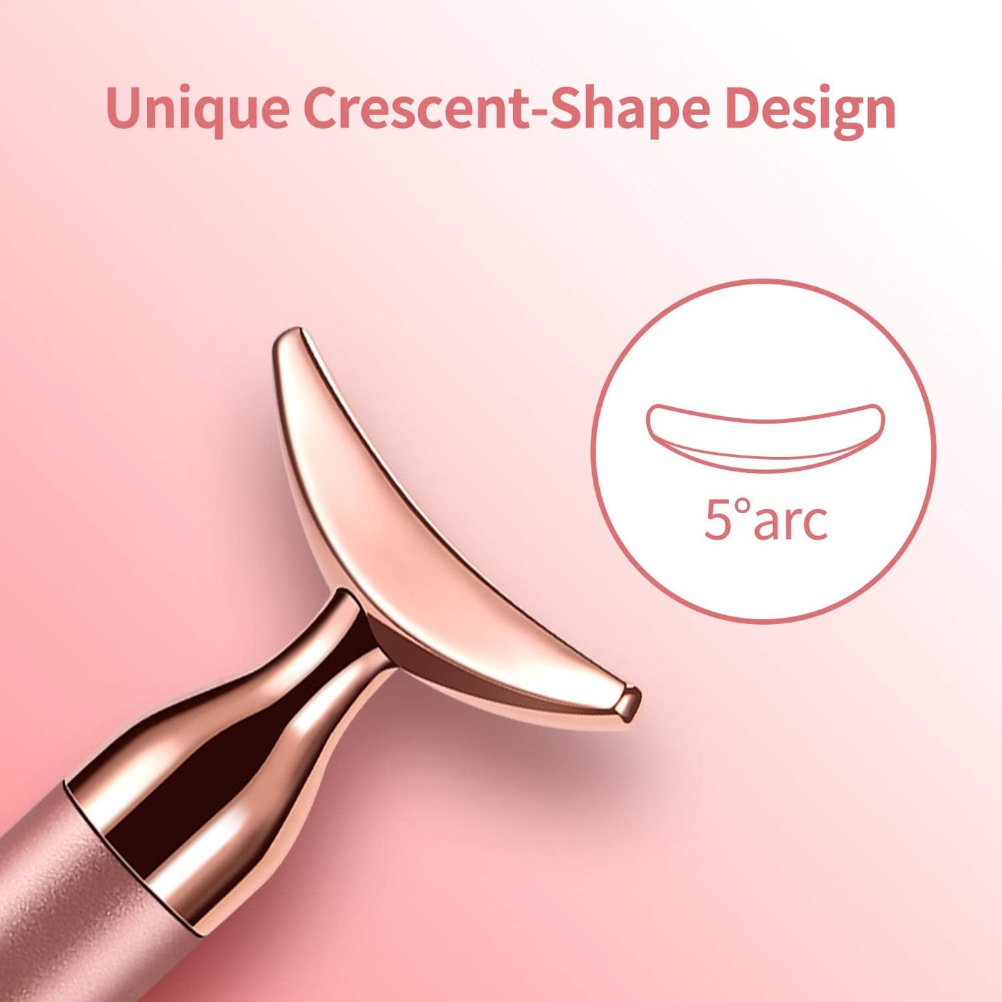 2-in-1 Face Massager Roller Electric Face Roller, 3D Roller and Crescent-Shape Face Massager Kit for Face Skin Care Tools