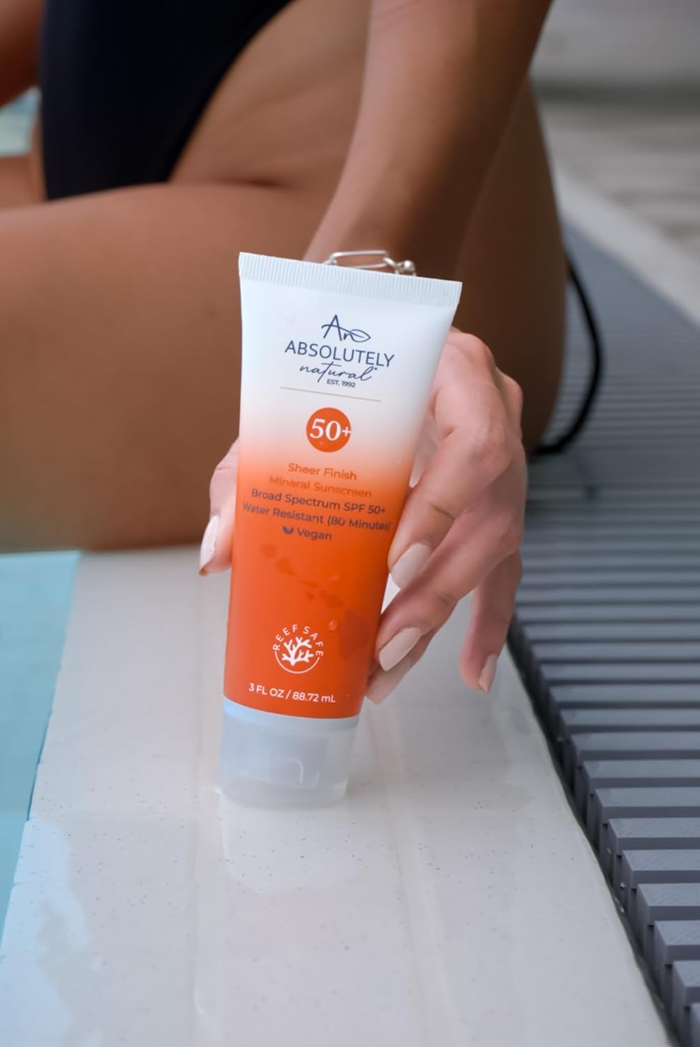 SPF 50+ Mineral Sunscreen Lotion - Anti-Aging Sunblock for Body & Face, Made with Rose Hips, Aloe, Zinc Oxide and Other Cruelty Free and Reef Safe Ingredients - Made in USA