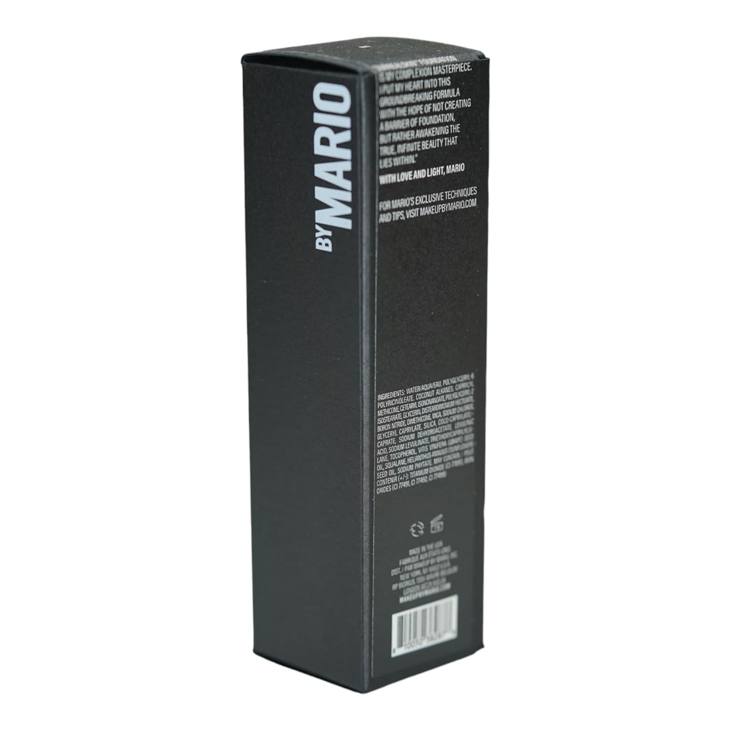 MAKEUP BY MARIO SurrealSkin Liquid Foundation, Liquid Formula, Vegan, Long-wearing coverage, Hydrating, Natural Finish, Size 30 mL (6W - light medium with warm undertone)