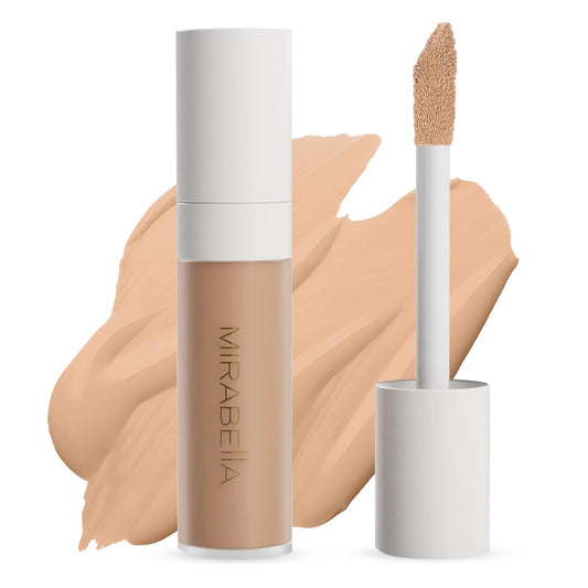 Mirabella Invincible For All Perfecting Under Eye Concealer Full Coverage - Hydrating Makeup Concealer for Dark Circles, Fine Lines & Wrinkles w/Hyaluronic Acid - Fair F70