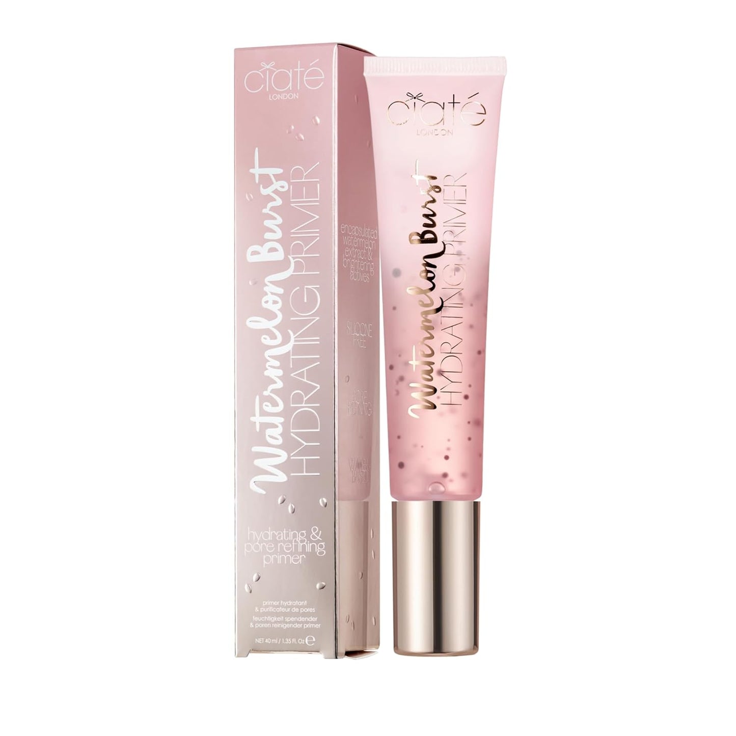 Ciate London Watermelon Burst Hydrating Primer with Niacinamide, Vitamin E, Hyaluronic Acid