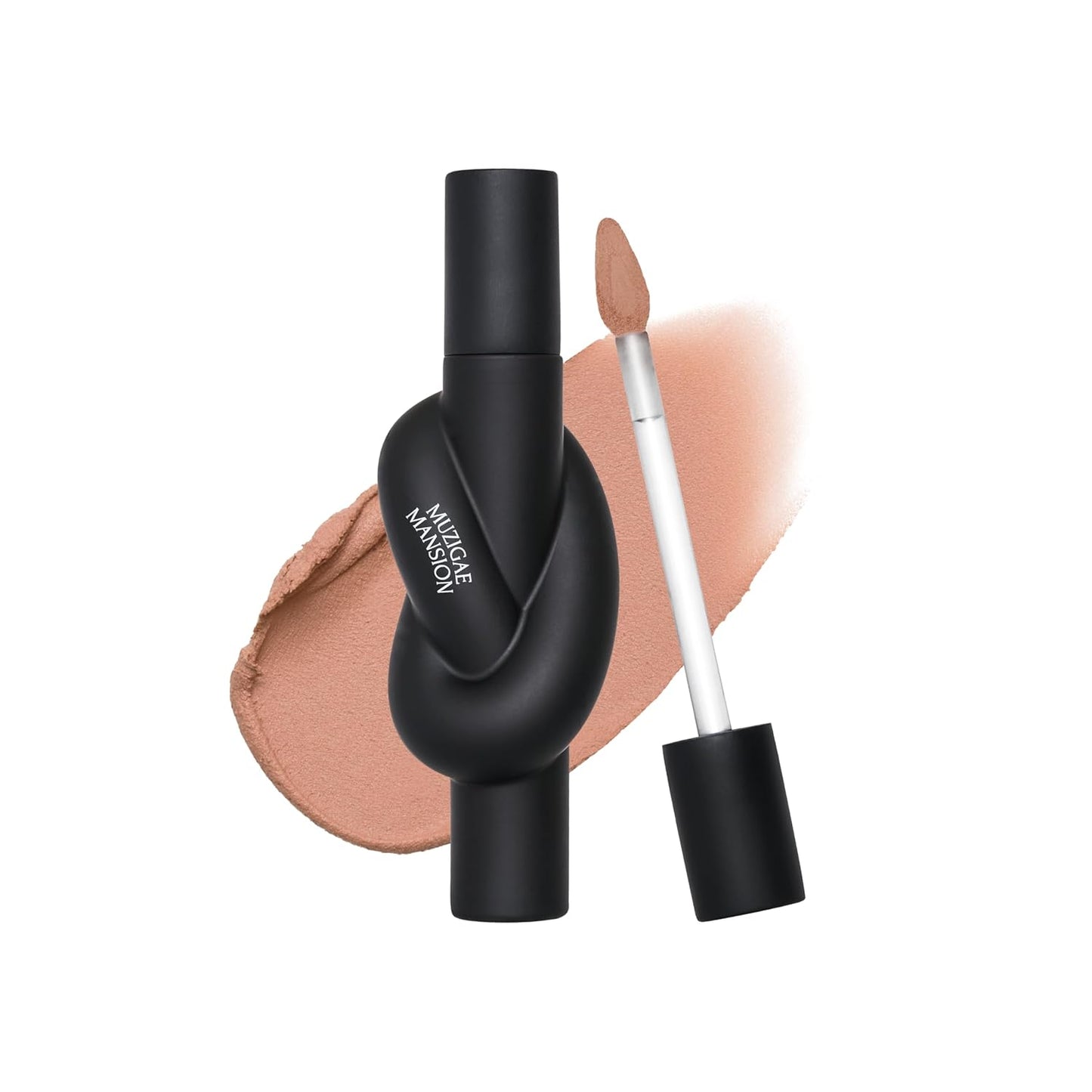 Tie Up Cover Tint - Waterproof & Long Lasting Lip Stain for Women - Korean Base Nude Tint Stick - Kbeauty Matte Gloss - Mood Color Changing (01 NUDY STEP, 0.2 Fl oz)