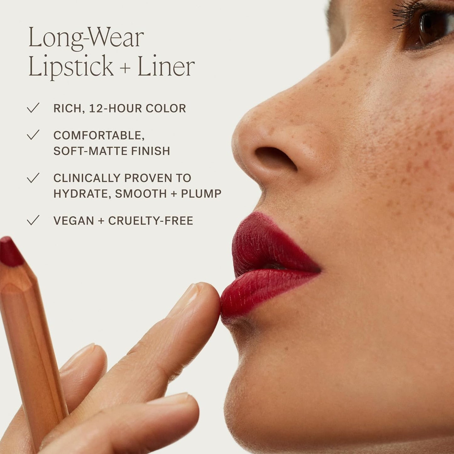 ILIA - Lip Sketch Hydrating Crayon | Hydrate, Plump, Smooth, Strengthen | Long Lasting up to 12-Hours, Bleed-Resistant, Soft-Matte | Barrier-Building, Non-Toxic, Cruelty-Free (Case Study)