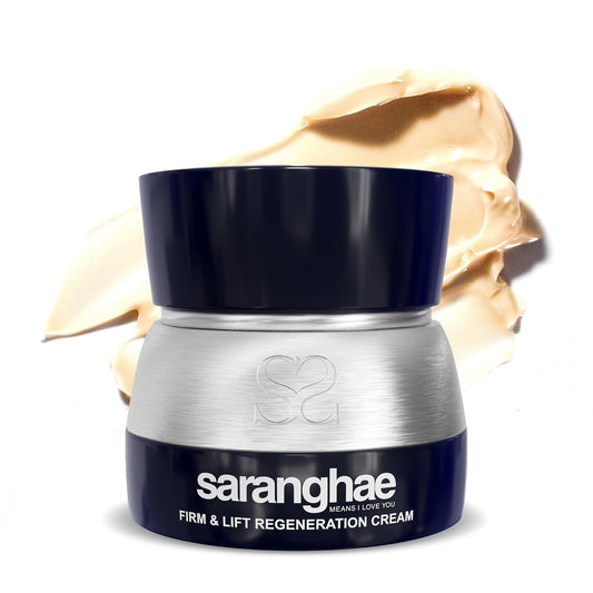 Saranghae Hydrating Moisturizer Face Cream for Soft, Smooth Skin, Face Moisturizer for Dry Skin, with Hyaluronic Acid & 12 Anti-Aging Skin Care Botanicals for Cellular Regeneration - 2.11 oz