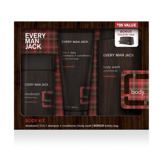 Every Man Jack Body Kit, Cedarwood