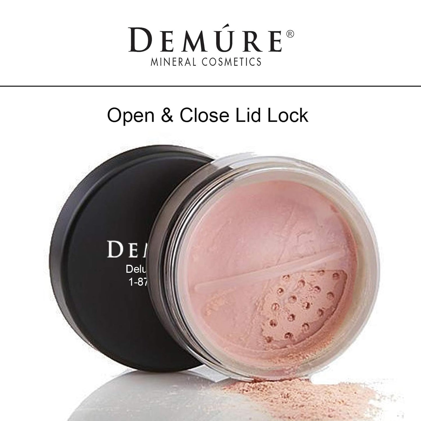 Demure Mineral Blush (Pink Fusion) - Loose Powder, Natural, Professional, Cruelty Free Makeup