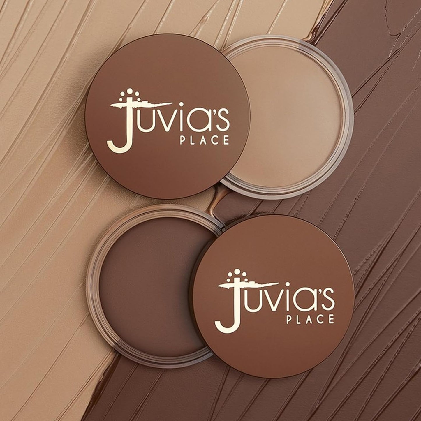 Juvia's Place Bronzed Cream Bronzer Cocoa - Creamy Bronzing Makeup Beauty Glow Sun Kissed Cheek Matte Shimmer Contour Long Lasting Finish Pigmented Bronze Light Buildable Blendable