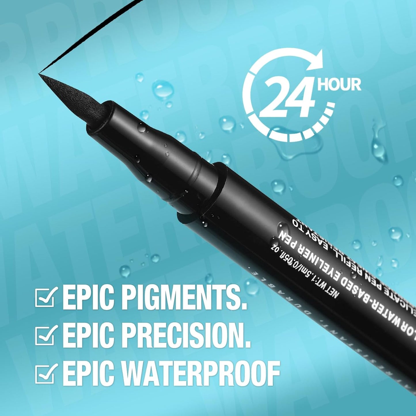 LANGMANNI 4 Colors Matte Liquid Eyeliner Set, Neon Colorful Pigmented With Long-lasting, Smudgeproof & Waterproof Eye Liner Makeup for Bold & Stunning Looks - Gift for Girls(1+2+3+4)