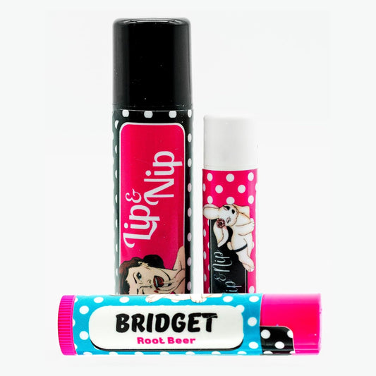 Root Beer “Bridget” Flavored Balms | Flavored Hydrating Lip Balm, Nipple Balm, and Full Body Balm | Lip Balm & Moisturizer and Intimacy Enhancer - Pack of 3