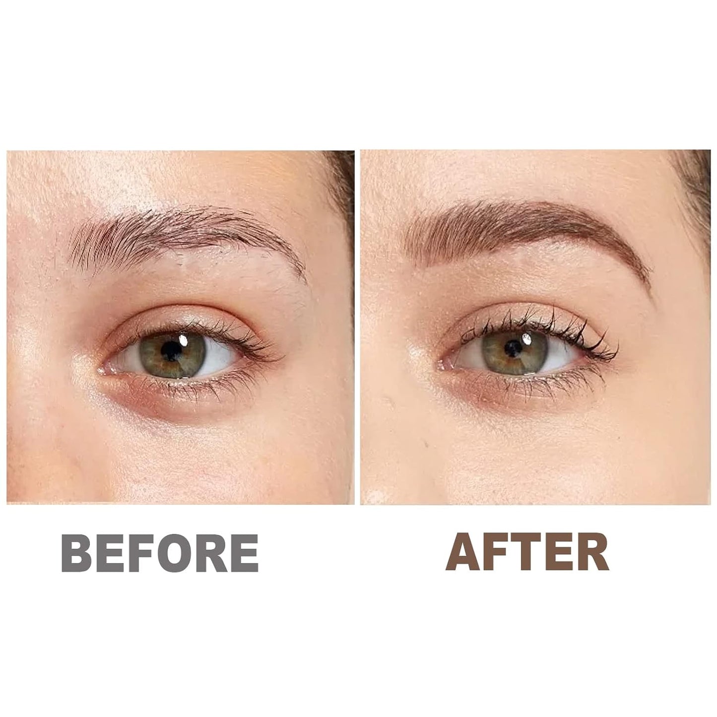 Boobeen 2 Pcs Eyebrow Pomade Cream, Waterproof Brow Pomade Gel High Pigmented Long-lasting for Natural Eyebrow Makeup, Suitable for Everyone