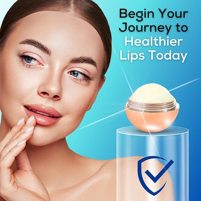 SoftBeso Lip Balm (Rose Gold-Vanilla) Flavored Lip Care | Lip Balm for Beautiful, Soft Lips | For Dry and Chapped Lips| Vegan| Clean ingredients