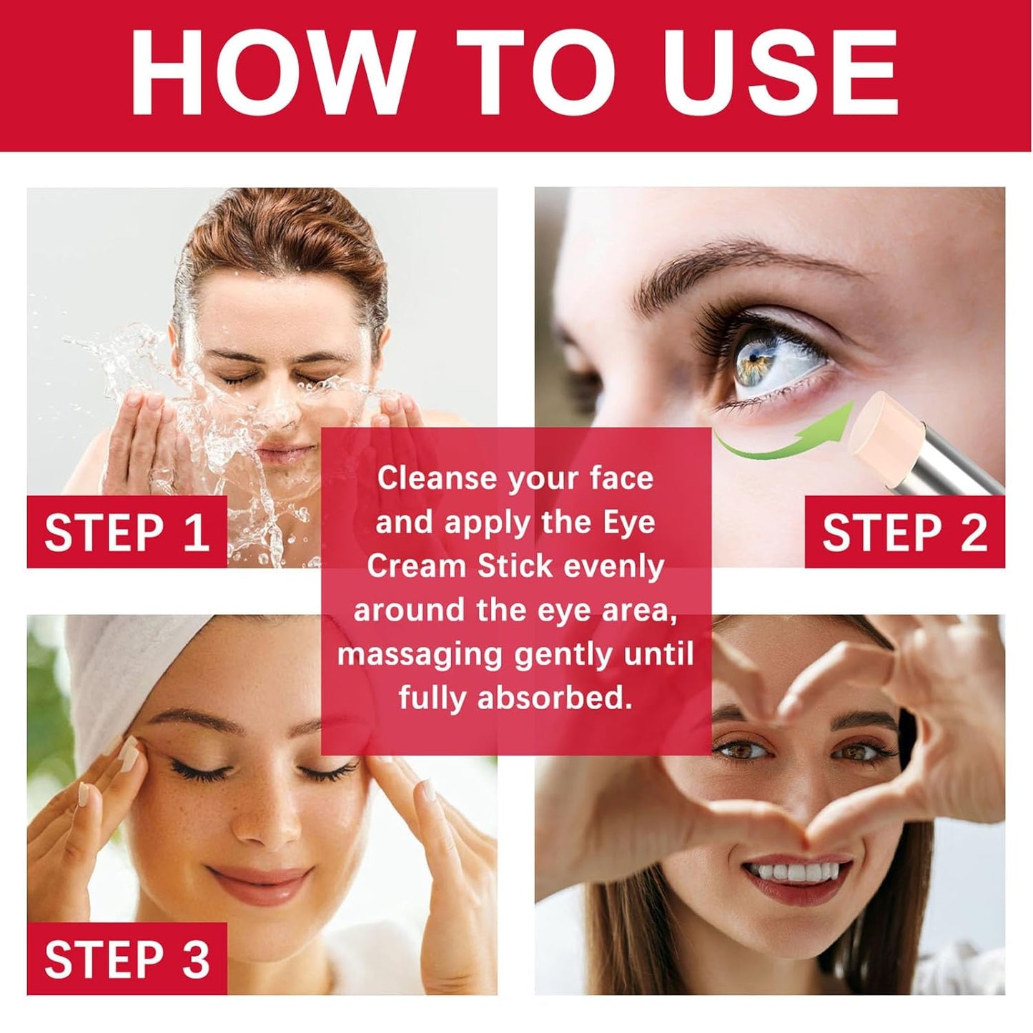 Retinol Eye Stick - Retinol Eye Cream, Under Eye Cream for Dark Circles, Eye Cream Anti Aging, Under Eye Corrector Reduces Fine Lines, Wrinkles and Puffiness, Results in 3-4 Weeks