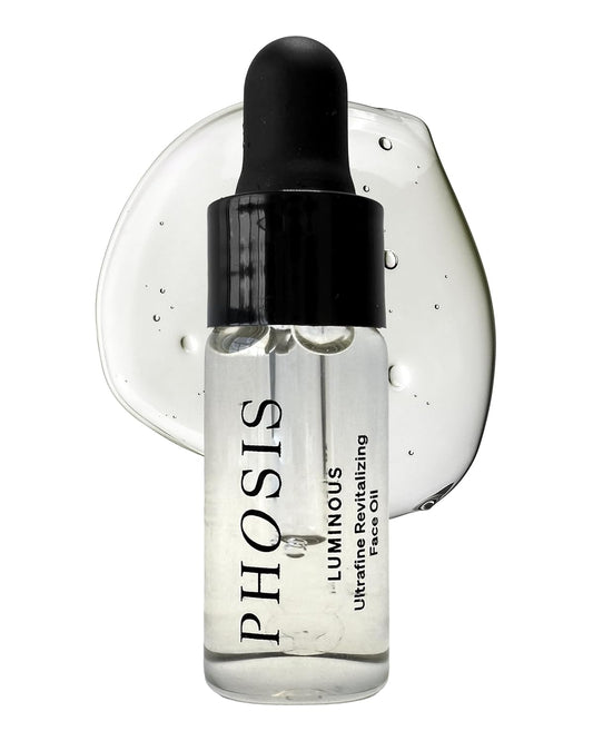 Luminous Ultrafine Revitalizing Face Oil for Women – Lightweight Facial Glow Elixir with Sea Buckthorn, Prickly Pear, Pomegranate & Meadowfoam – 3 ml (Trial Size - 3-4 uses per bottle)