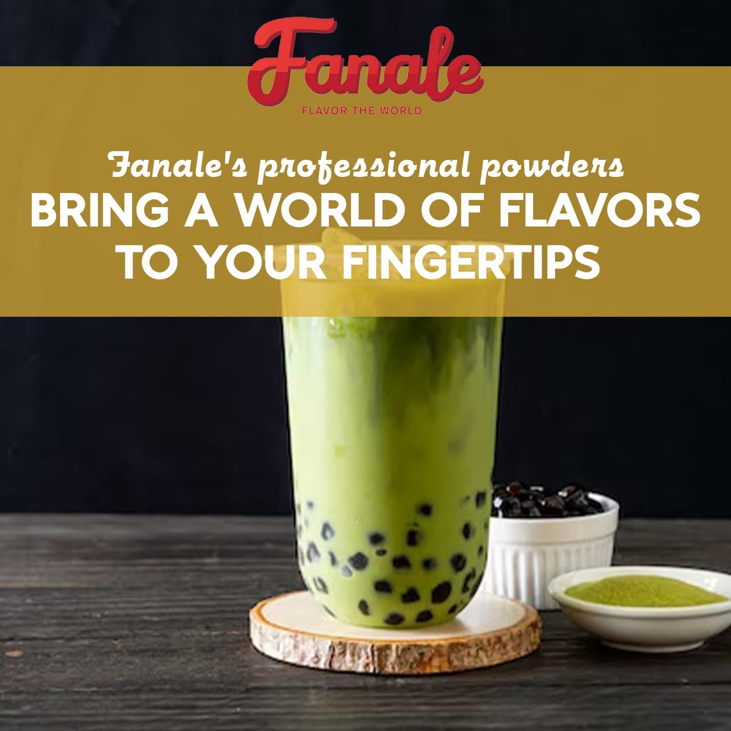 Fanale Premium Honeydew Bubble Tea Flavoring Powder | Perfect for Baking, Smoothies, Desserts and Drinks | Instant Flavoring Powder for Boba Milk Tea - 2.2 Pounds (Pack of 1)