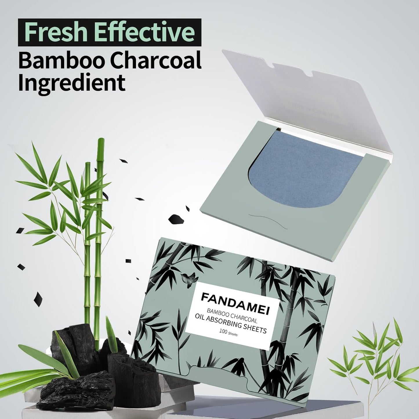 FANDAMEI 1800 Counts Oil Blotting Sheets For Face, Oil Blotting Papers For Face, Blotting Paper for Oily Skin, Oil Absorbing Sheets For Face, Oil Control Film, Oil Absorbing Tissues