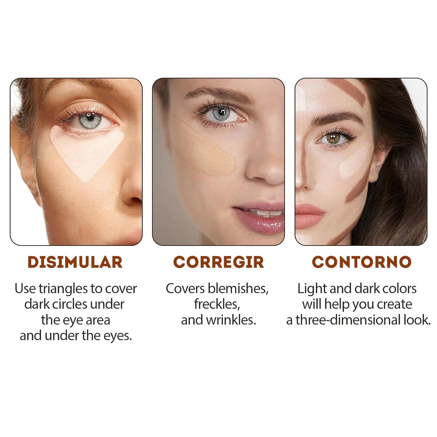 Liquid Concealer Stick Makeup, Hydrating and Lightweight for All Day, Full Coverage 04# PEARL