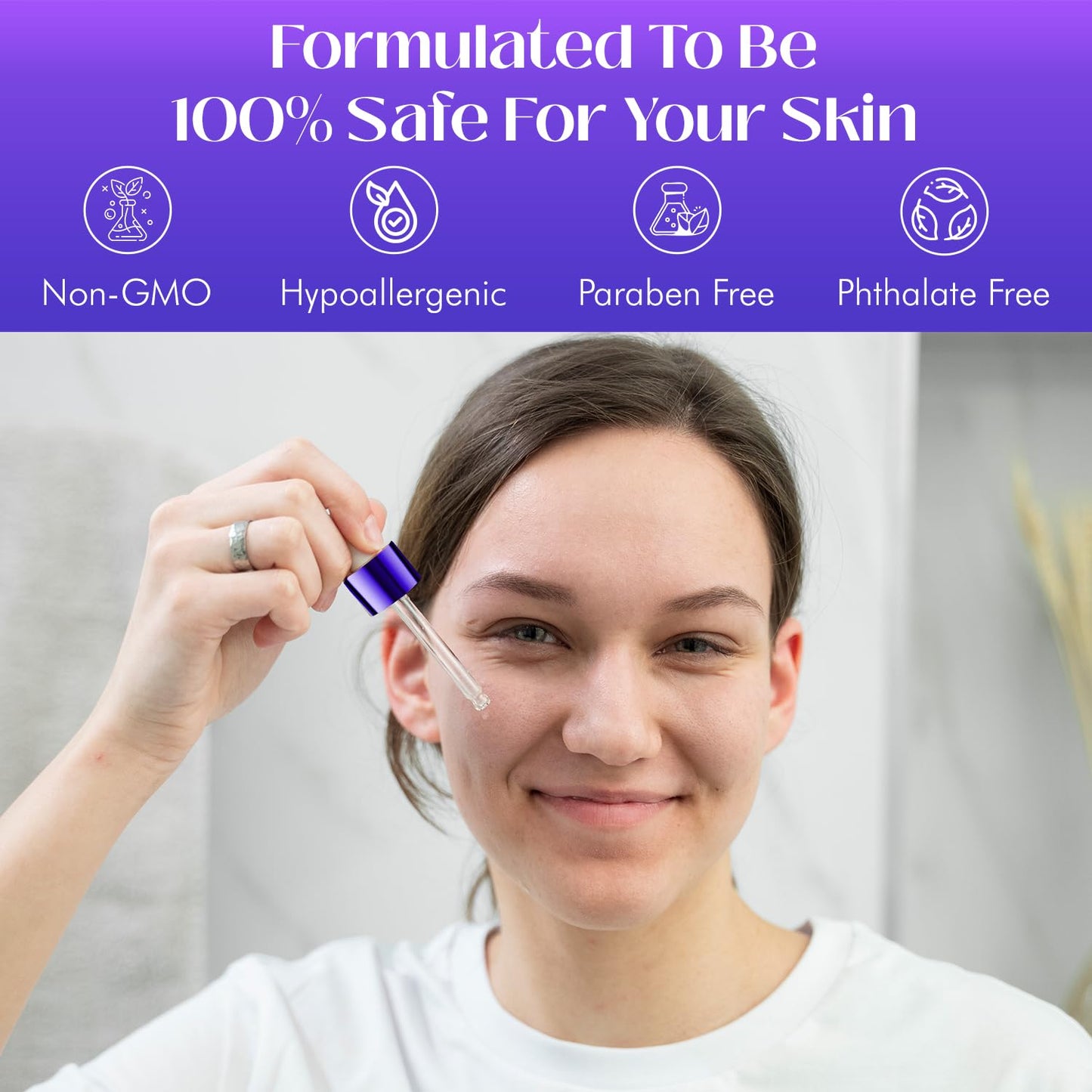 Collagen & Peptides Serum For Face - Dermatologist Tested, Anti-Aging, Hydrating & Repairing Treatment for Fine Lines & Wrinkles - Clean Beauty, Cruelty-Free Korean Skincare - 1.69oz