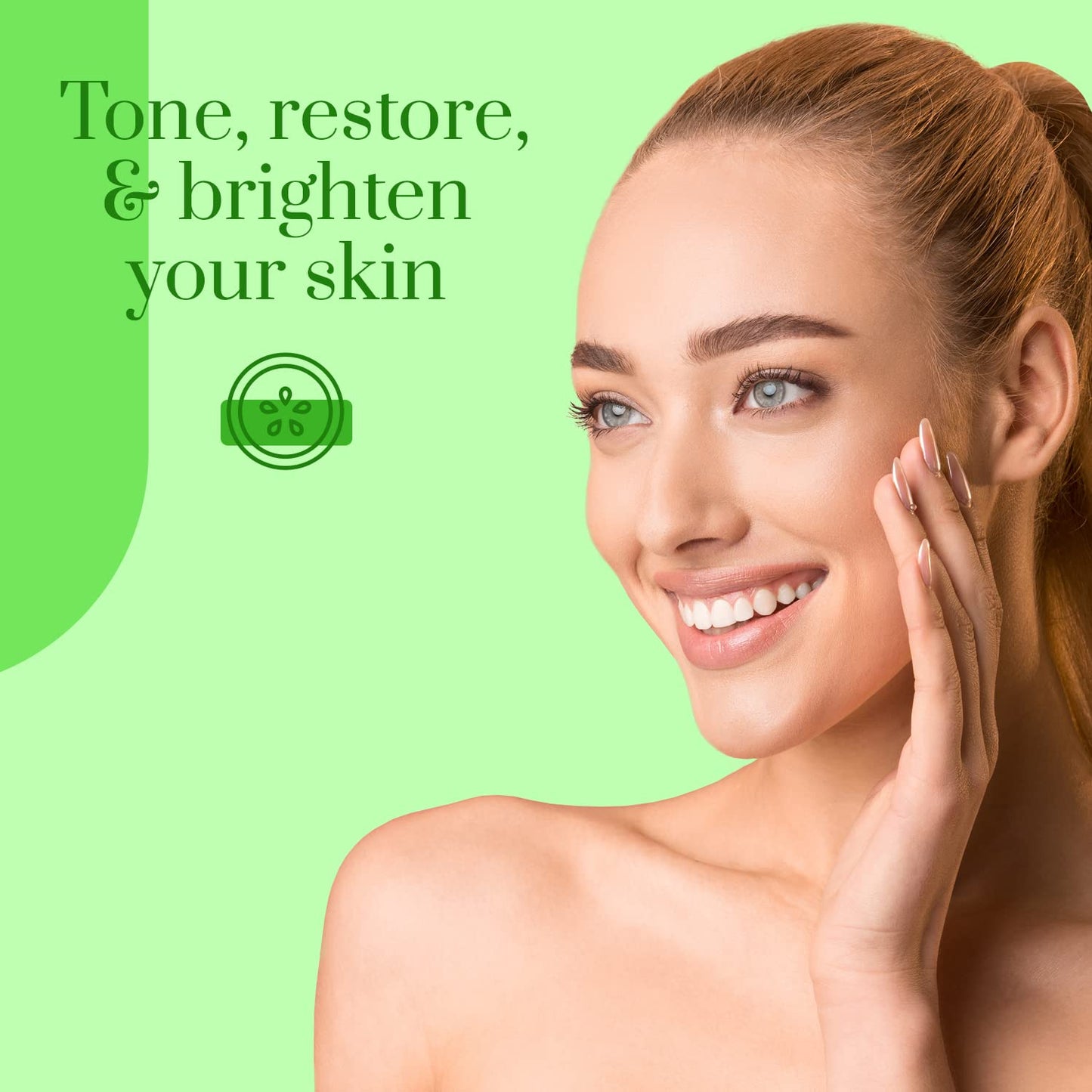 Cucumber & Aloe Under Eye Patches - Reduce Dark Circles and Puffiness, Fine Lines & Wrinkles, Anti Aging Under Eye Pads - Cruelty Free Korean Skin Care For All Skin Types