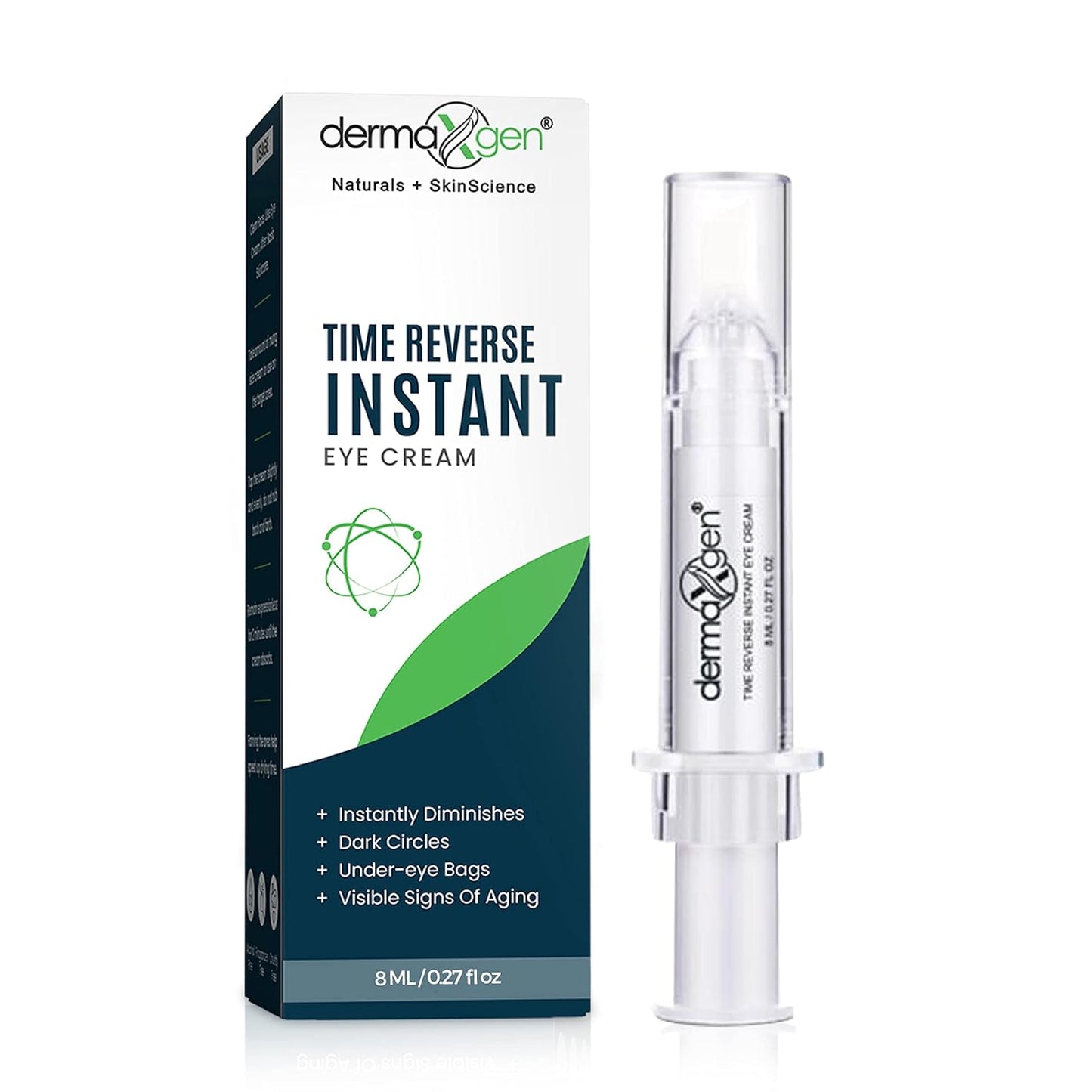 Puffy Eye Treatment Time Reverse Instant Anti-aging Eye Cream New Advanced Formula - Visibly Reduce Under-eye Bags, Wrinkles, Dark Circles, Fine Lines & Crow's Feet Instantly - 8ml