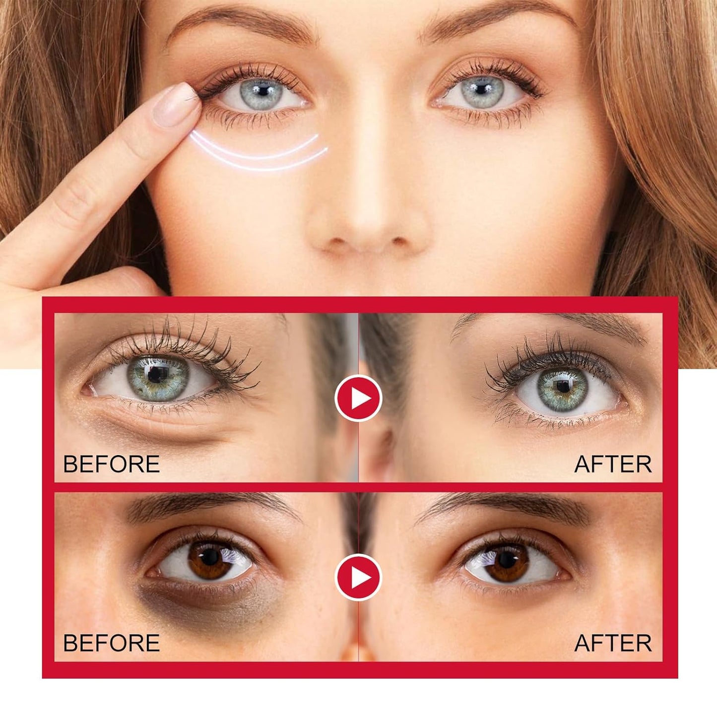 Retinol Eye Stick, Retinol Eye Cream for Dark Circles and Puffiness, Under Eye Cream Anti Aging, Retinol Eye Balm Moisturizes, Firms& Nourish Skin