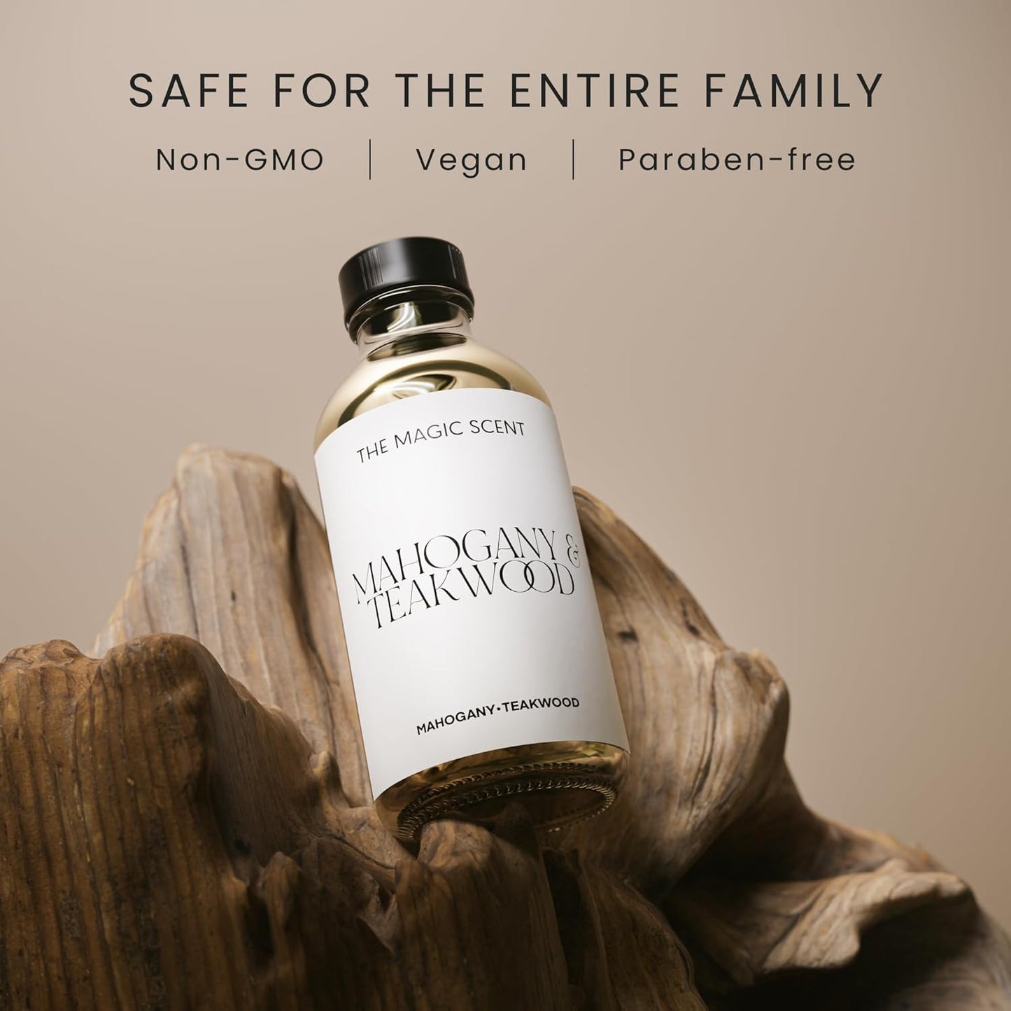 Mahogany & Teakwood Diffuser Oil - Hotel & Home Luxury Scents Inspired by Abercrombie & Fitch - Diffuser Oil Scents for Home Designed for Use in All Diffusers - 8.5 fl oz, 250 mL