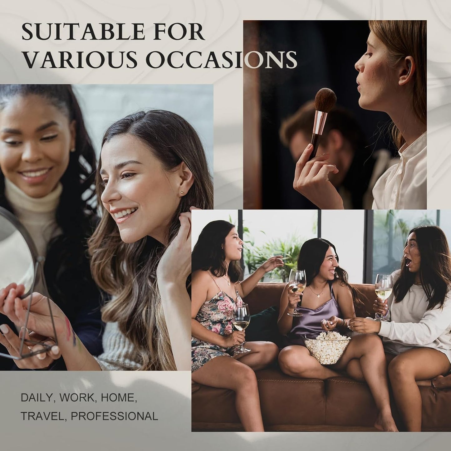 Makeup Kit for Women,All in One Makeup Gift Set for Girls in Cosmetic Train Case (Gold) With Mirror,Full Starter Cosmetic Kit Includes Eyeshadow Palette,Lipgloss,Blushes