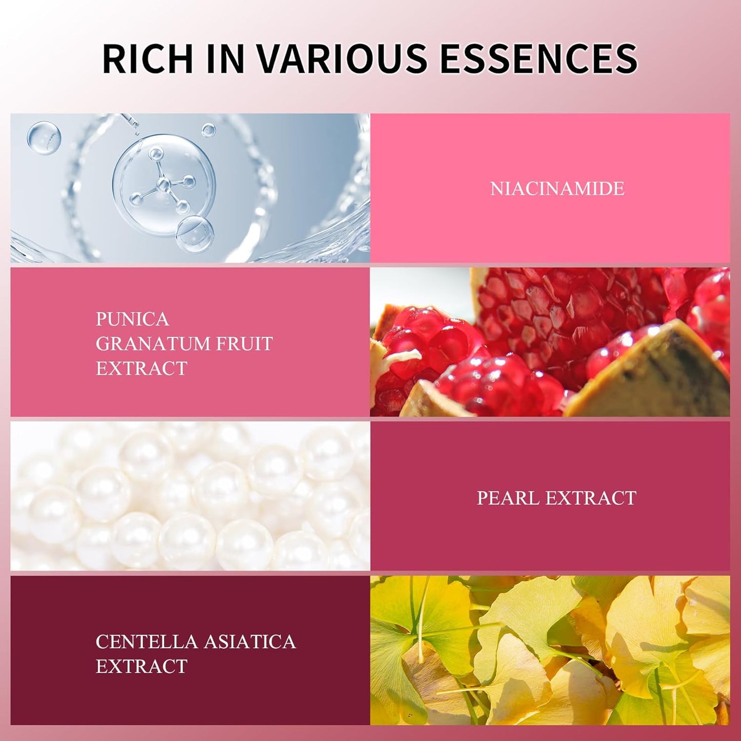 ROUSE Under Eye Patches-60 PCS-Pomegranate Eye Masks Anti-Wrinkle Eye Treatment Mask for Dark Circles Puffy Eyes Under Eye Bags Eye Gel Pads Eye Care