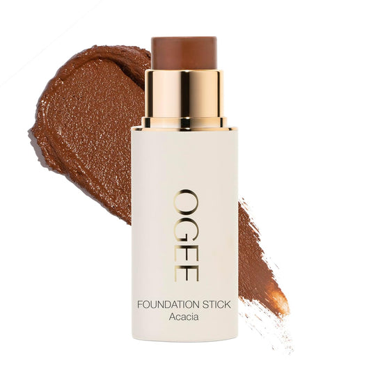 Ogee Sculpted Complexion Foundation Stick (Acacia 12.25C - Deep, Red Undertones) Full Coverage Foundation Makeup - Instantly Balance & Even Complexion - 70% Organic Ingredients