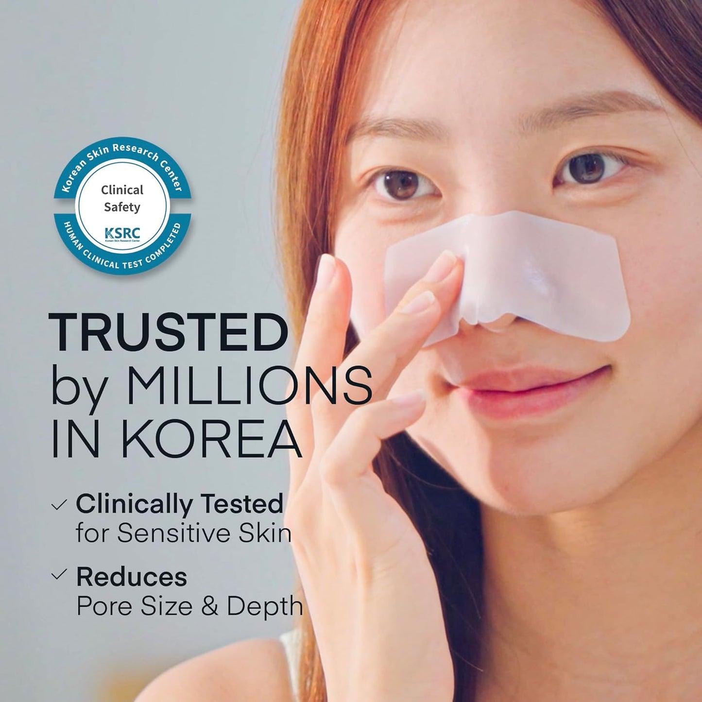 TEREZ & HONOR Korean Melting Pore Strips Blackhead Remover 5 Kits - Sebum Softener, Pore Minimizer Strips - Hypoallergenic Tested, 3-Step Pore Refining Sets