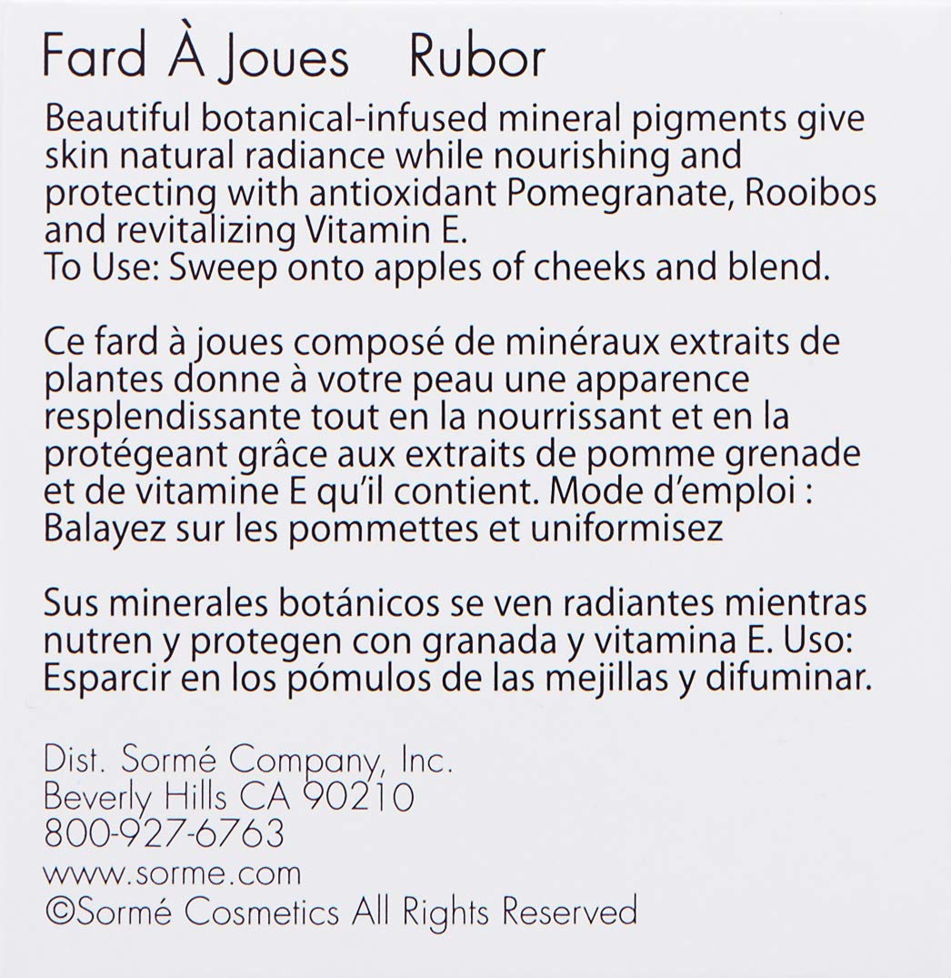 Sorme Cosmetics Mineral Botanicals Blush, Confidence