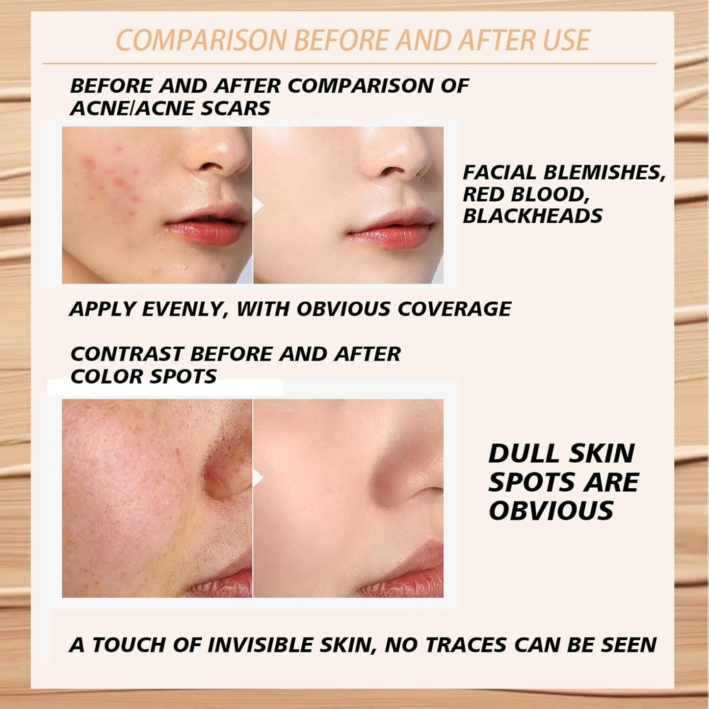 6 Color Correcting Concealer Kit with 11 Pcs Makeup Brush Kits, Light Color Combination Cream Concealer Palet for Light to Medium Skin Tone, Cover Dark Circles, Bruises, Spots, Blemish