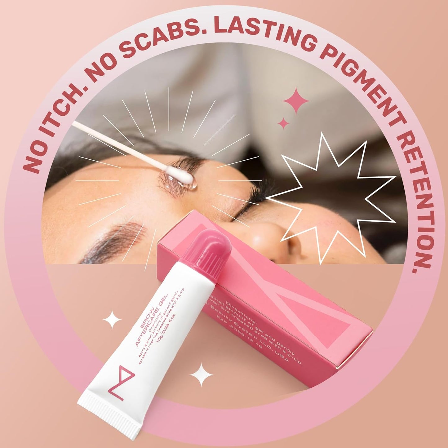 M - PACK OF 25 Brow Eyebrows Aftercare Gel Ointment For Microblading, Brows & Permanent Make Up - Repair Cream Tube - Anti-Inflammatory, Better Pigment Retention Eyebrow Protector 10g/0.34 fl oz